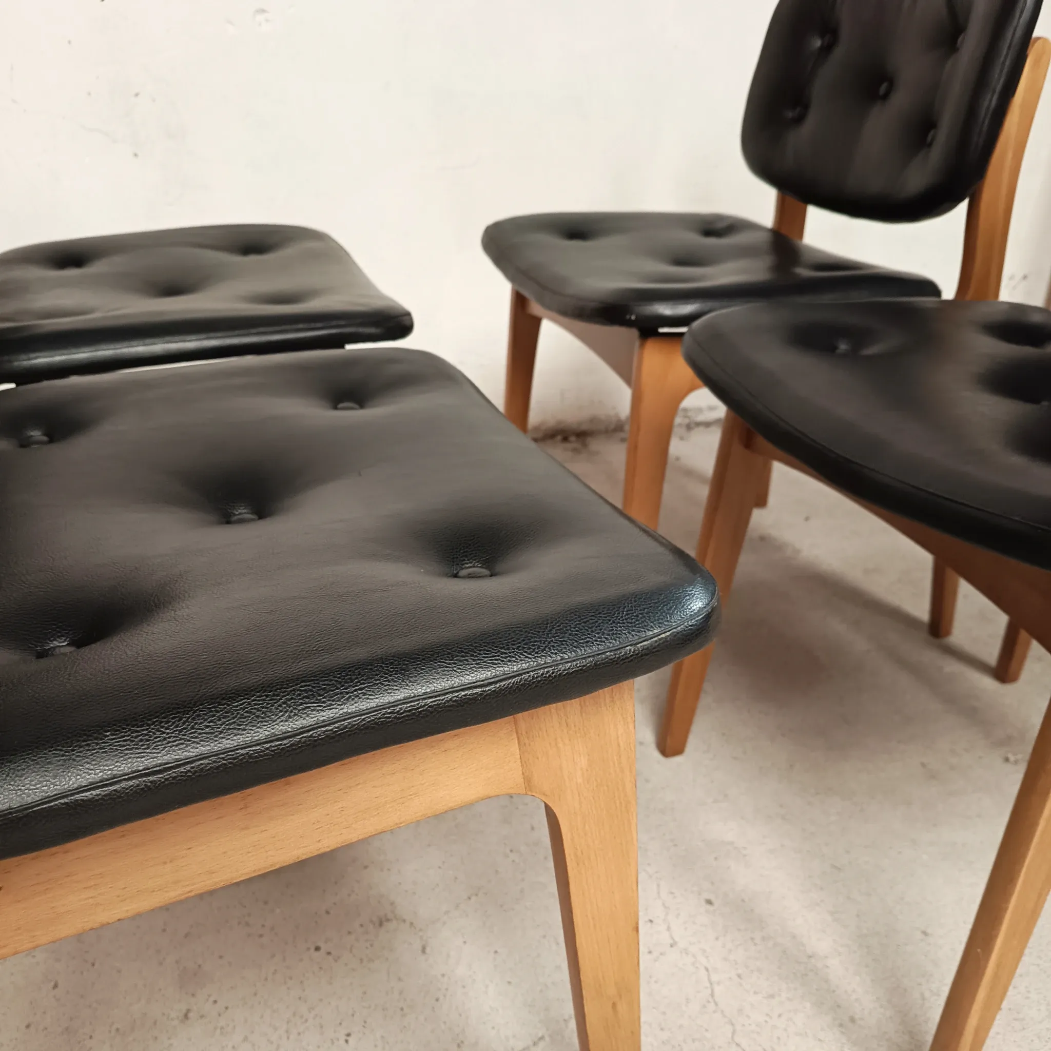4 Scandinavian chairs, 1960