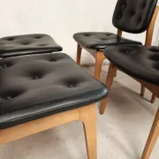 4 Scandinavian chairs, 1960