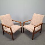 Pair of TON Mid-Century Modern Armchairs, Czechoslovakia, 1970s
