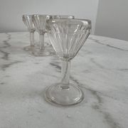 Lot de 6 verres à shooters en verre soufflé
