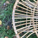 Fauteuils rotin bambou années 60