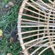 Bamboo rattan armchairs 60s