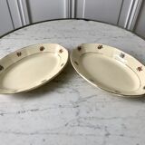 Duo of raviers Digoin Sarreguemines years 40-50