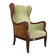 Danish mid-century wingback armchair by Frits Henningsen, 1950s