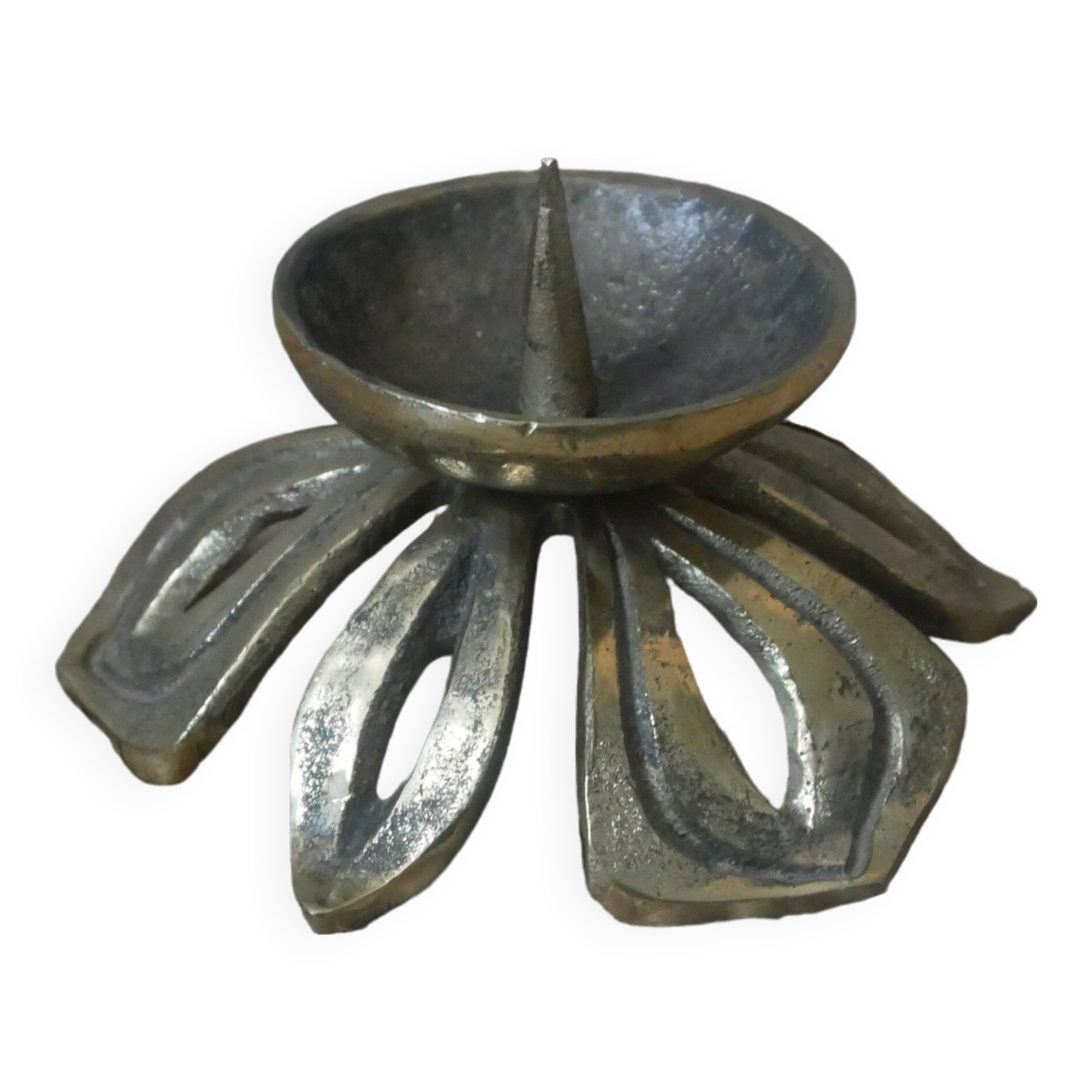 Candlestick holder brass design decorative object Scandinavian countryside candlestick candelabra