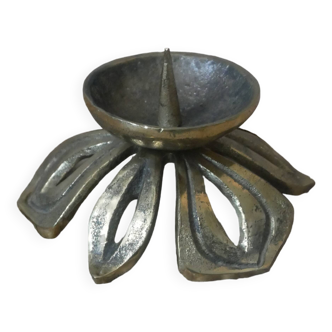 Candlestick holder brass design decorative object Scandinavian countryside candlestick candelabra