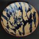 20th century glazed terracotta salad bowl