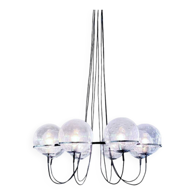 Suspension vintage design néerlandais Saturnus Raak 1960