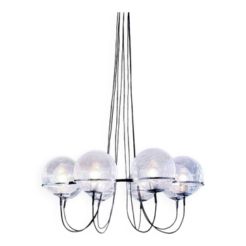 Vintage Dutch design Saturnus pendant lamp Raak 1960