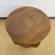 Art deco wooden pedestal table / side table