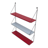 Vintage metal wall shelf wall rack minimalistic 1960’s