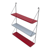 Vintage metal wall shelf wall rack minimalistic 1960’s