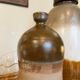 Enamelled ceramic bottle