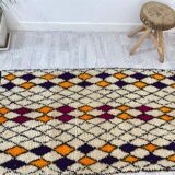 Handcrafted Moroccan Berber carpet 190 x 100 CM