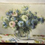 Bouquet de fleurs Solange Devienne gouache