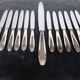 12 + 1 Orbrille knife silver metal art deco period