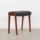 Teak footstool, Danish design, 1970s, production: Denmark