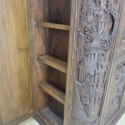 Vintage teak wooden Thai / Asian bar cabinet / drinks cabinet
