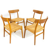 Ch23 Dining Chairs by Hans J. Wegner for Carl Hansen & Søn, Set of 4