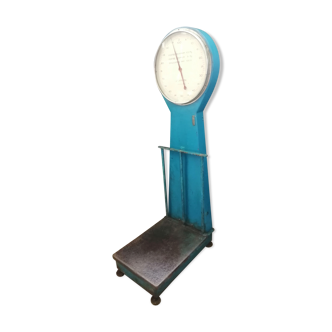 Balance j blue carron scale 100 kg 1930