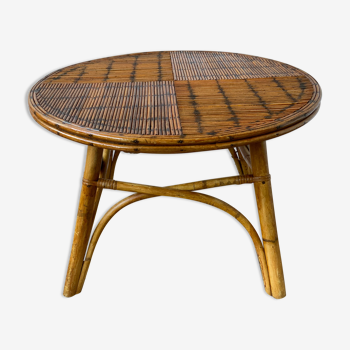 Rattan coffee table