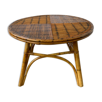 Rattan coffee table