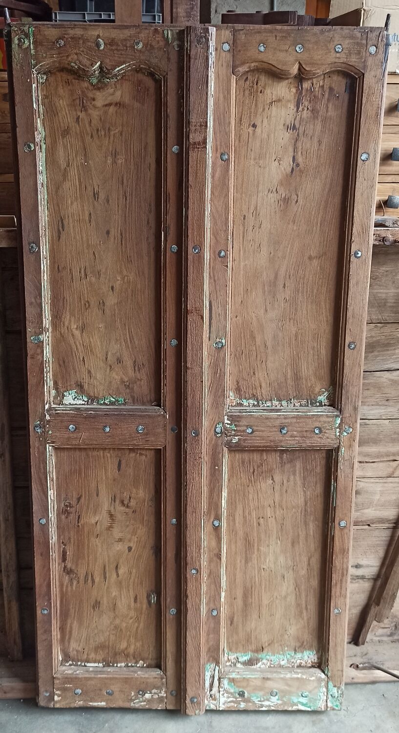Old wooden door