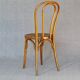 Bistro chair with floral seat Art Nouveau 1920 by Glarus, Switzerland