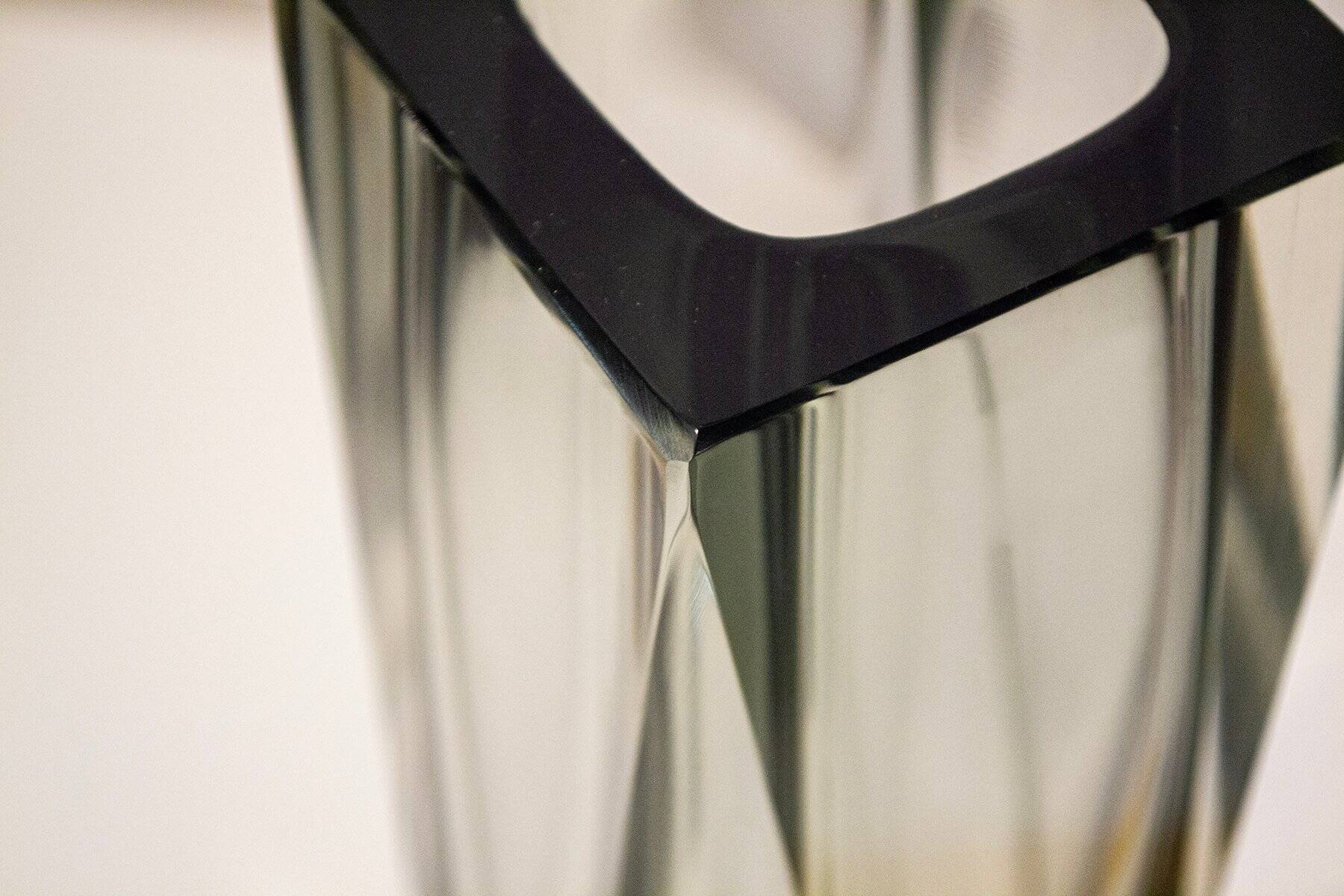 Sommerso vases in Murano glass by Flavio Poli, 1970s, set of 4