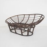 Manou two seater sofa with linnen cushion, The Netherlands 1970's