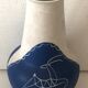 Vase Blanc Bleu Céramique