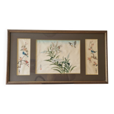 Vintage Chinese paintings on silk
