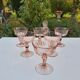 6 rosaline Arcoroc cups