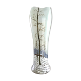 Glass paste vase 50s