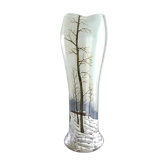Vase en pâte de verre années 50