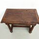 Small carved oak writing table, 19th century