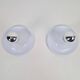 Vintage Space Age UFO Disc Wall Lamps from Targetti Sankey, 1970s, Set of 2