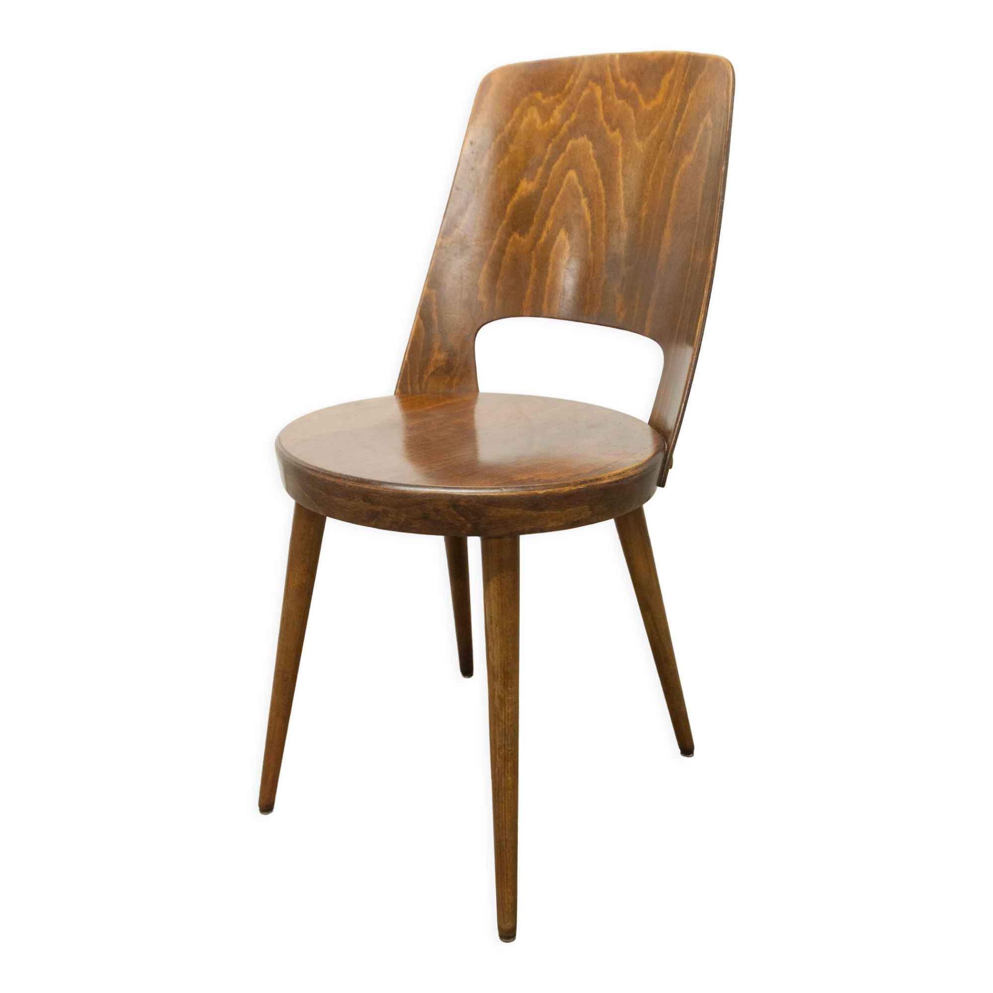 Chaise bistrot Baumann Montdor 1960