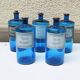 Old Blue Glass Apothecary Jar - Tinct: Cinamm