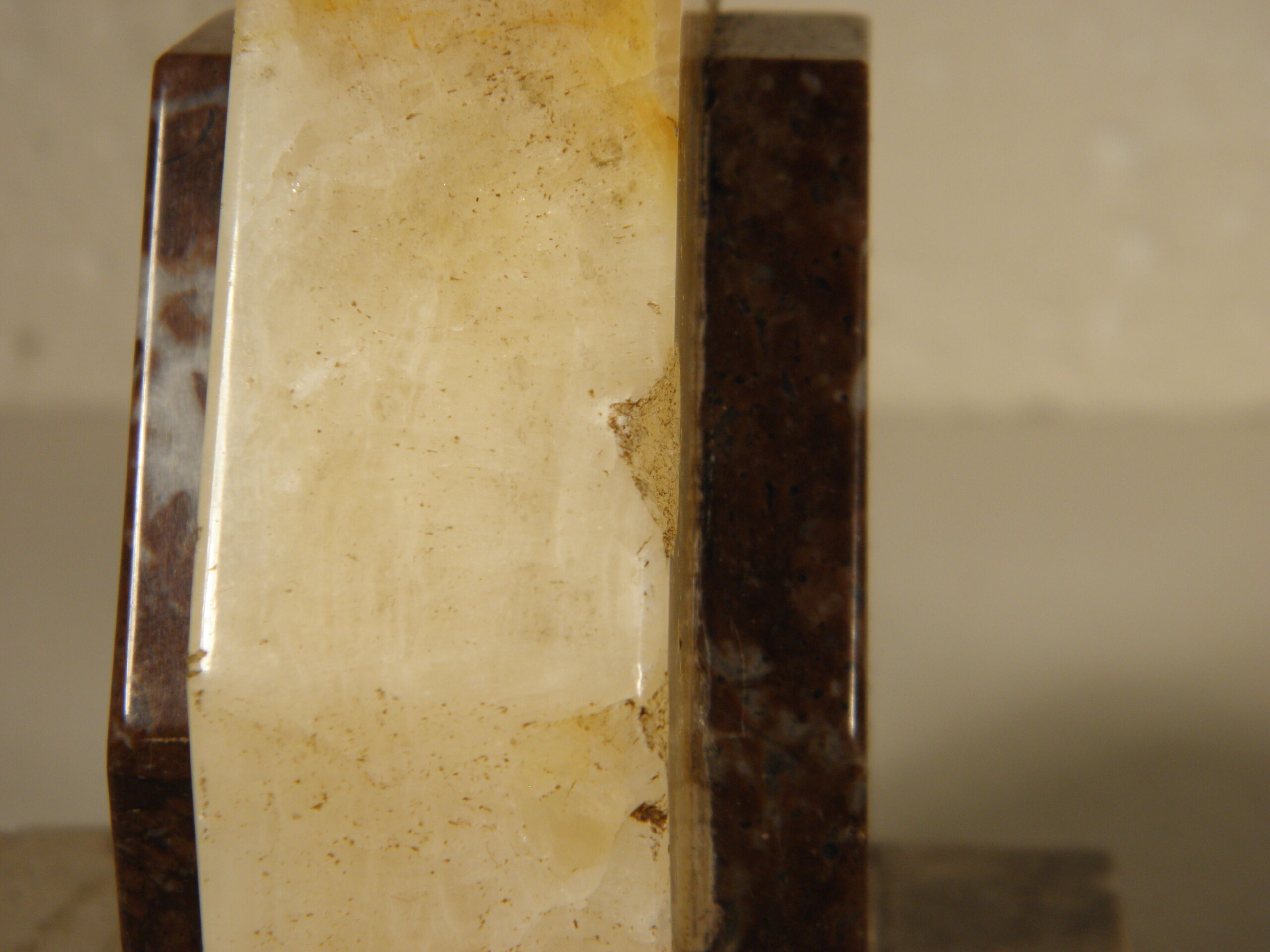 Art deco marble bookends