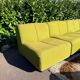 Set of 6 modular vintage Space Age armchairs - Green & Orange