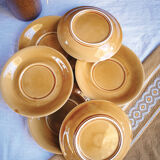 Set of 6 tea cups / glazed ceramic coffee