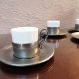 Tasses à café étain du Manoir