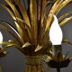Wheat ear golden chandelier 5 branches.