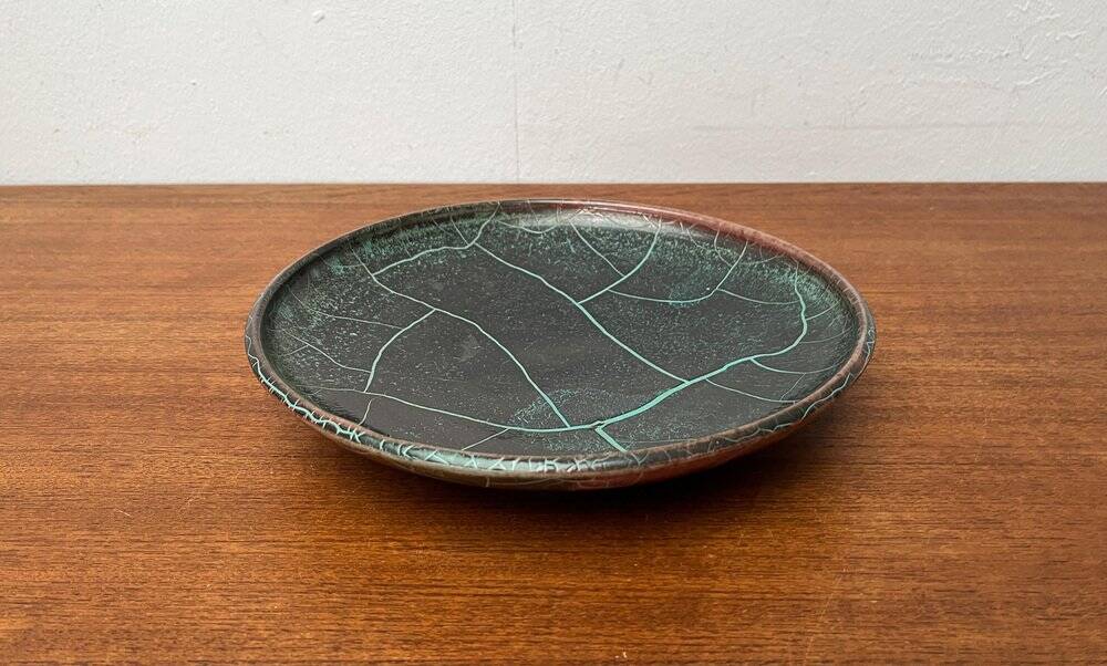 Assiette murale d'atelier allemande Art déco par Richard Uhlemeyer, années 1940