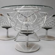 Rudi Verelst for Novalux - Dining set, 1980s.