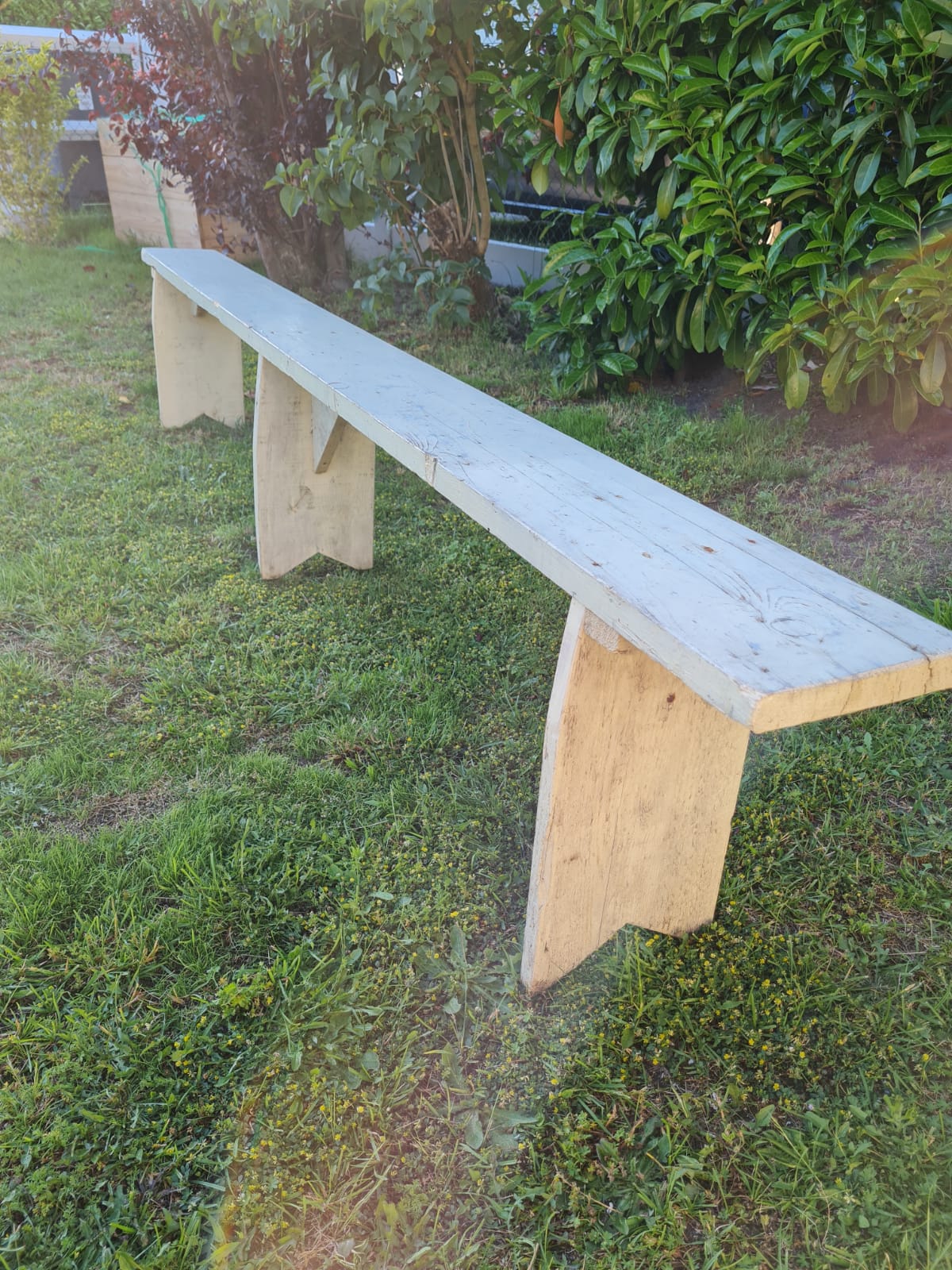 Old farm bench