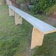 Old farm bench