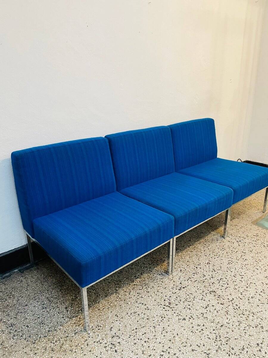 Modular mid-century armchairs, 1970s, set of 3