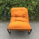 2 brown armchairs from the 70